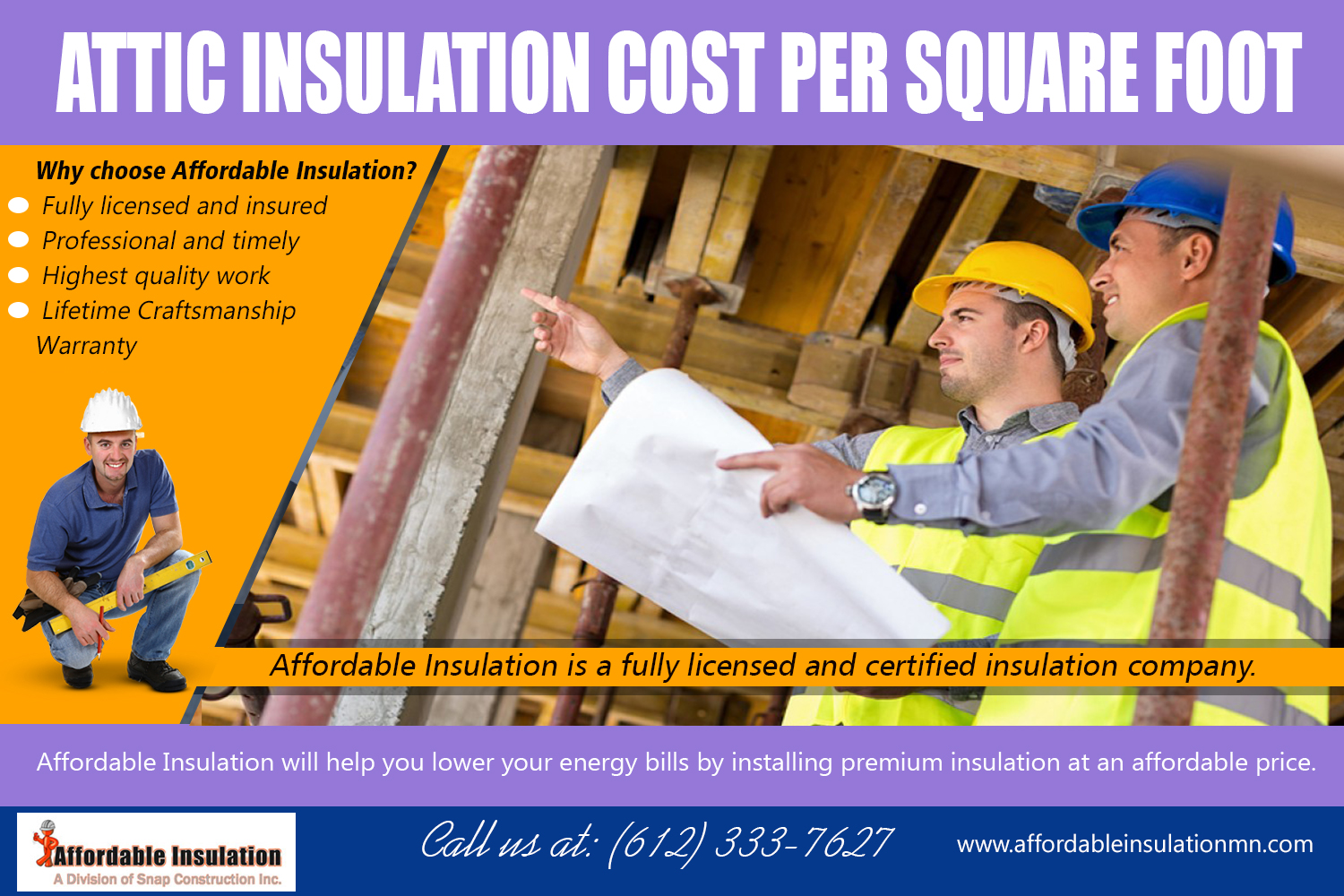 Attic Insulation Cost Per Square Foot